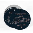 thumbnail image 2 of Inkdotpot Real Rose Gold Foil Thank You For Celebrating With Me Birthday Tags Favor Hang Paper Tags 50 Pieces, 2 of 6