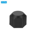 thumbnail image 3 of Uxcell Plastic Flare Cap Female Thread 5Pcs 45 Degree SAE Flare Tube Fitting Valve Cap 1/2" 10, 3 of 6