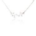 thumbnail image 1 of Xingzhi Ins Constellations Theme Friendship Necklace Rhinestone Comfortable Delicate with Display Card Pendant for Lover Festival Gifts Scorpio Silver, 1 of 6