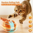 thumbnail image 4 of 2026 Saker Interactive Dog Ball Toy|Activated Automatic Rolling Dog Toy with Rope for Small,Medium,Large Dogs|Rechargeable Motion-Activated Smart Dog Ball Indoor Play Entertainment (Blue), 4 of 8