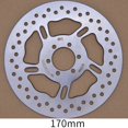 thumbnail image 1 of Disc Brake rotor 160MM 170MM 6 Hole for ebike Scooter e-Bike 3MM thickened, 1 of 10