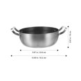 thumbnail image 2 of Stainless Steel Pan Nonstick Frying Pan Coating Honeycomb Food Pot Skillet for Cooking, 2 of 8
