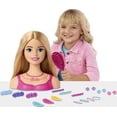 thumbnail image 4 of Barbie Doll Styling Head, Blond Hair with 20 Colorful Accessories, 4 of 6