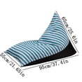 thumbnail image 1 of XZNGL Kids Stuffed Animal Plush Toy Storage Bag Soft Pouch Stripe Fabric Chair, 1 of 9