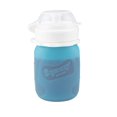 thumbnail image 4 of Squeasy Gear Snacker Baby Infant Toddler Spill Proof Silicone Reusable Food Pouch, 4 of 5