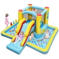 thumbnail image 1 of Costway Inflatable Bounce House with Slide Jumping Area Tunnel Ball Pit Blower Excluded, 1 of 8