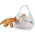 thumbnail image 5 of RKSTN Sac pour Chat en Maille de Nylon Transparent Sac pour Chats en Maille de Nylon Sac pour Animal de Compagnie Portable Sac pour Chats Pliable à Main, 5 of 5