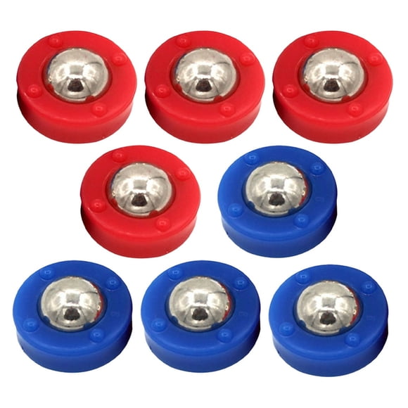 MesaSe 8 Pcs Table Shuffleboard Gaming Asseories Desk Game Outdoor Pucks Equipment Football Accessories Plastic