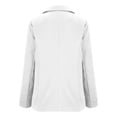 thumbnail image 4 of TIMIFIS White Women's Blazer Cardigan Button Notch Laple Long Sleeve Open Front Cardigan with Pocket Solid Color Jacket Work Office Blazer Outfall Business Clothes, 4 of 6