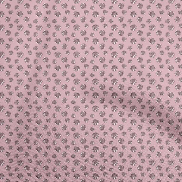 oneOone Polyester Spandex Light Pink Fabric Asian Block Craft Projects Decor Fabric Printed By The Yard 56 Inch Wide