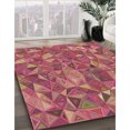 thumbnail image 3 of Ahgly Company Tapis Rectangulaire Lavable en Machine Intérieur Transitionnel Rouge Cramoisi, 2 Pieds x 4 Pieds, 3 of 7