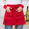 thumbnail image 1 of Dvkptbk Apron Waist Short Apron Hotels Restaurant Waiters and Waitresses Uniforms Aprons Kitchen Essentials, 1 of 2