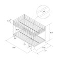 thumbnail image 4 of Mainstays Small Space Junior Twin over Twin Metal Bunk Bed, 4 of 8