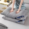 thumbnail image 4 of Neck Support Pillow | Cervical Pillow for Sleeping | Adjustable Height Contour Pillow | Breathable Memory Foam Pillow for Side and Back Sleepers | Home and Travel Use, 4 of 6