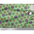 thumbnail image 3 of Soimoi Polyester Crepe Fabric Mandala Kaleidoscope Printed Fabric 1 Yard 42 Inch Wide, 3 of 3