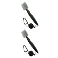 thumbnail image 2 of Ruiboury Golf Club Brush Portable Handheld Replacement Double-sided Ball Shoe Brushes Grey with Lid 2Set, 2 of 6