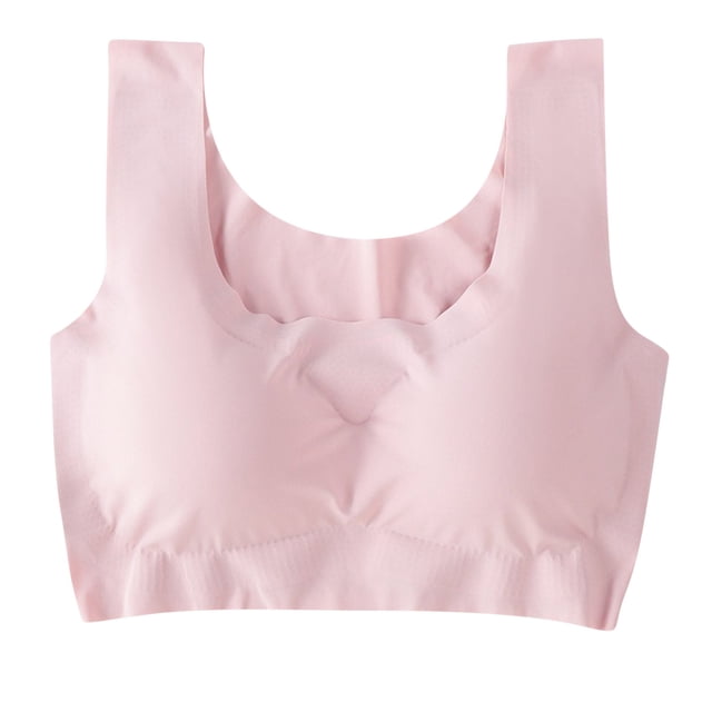 Yuyuzo Wireless Bras for Women Full Coverage Padded Tank Top Bra Comfy Support Smoothing Daily Bra