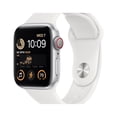 thumbnail image 4 of Apple Watch SE (2e Gén.) [GPS + Cellulaire 40 mm] Montre Intelligente avec Boîtier en Aluminium Argenté et Bracelet Sport Blanc - M/G., 4 of 5