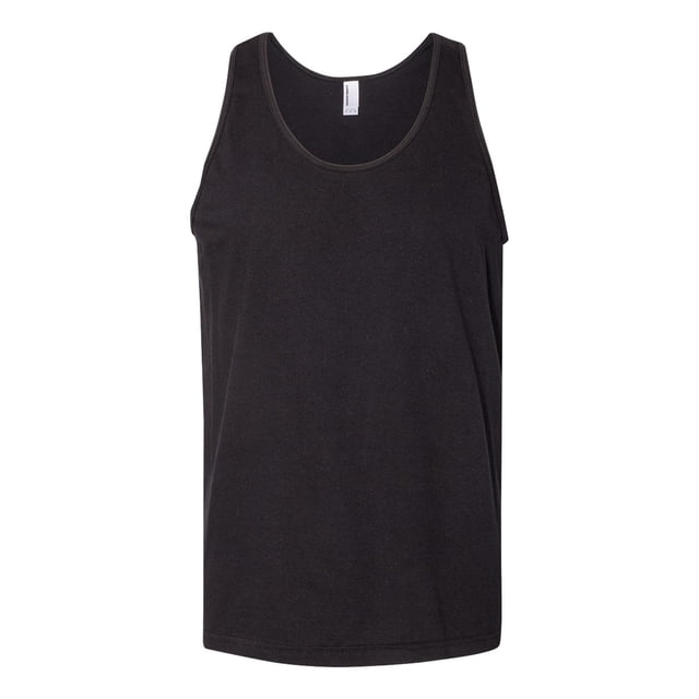 American Apparel Fine Jersey Tank, XS, Black, XS, Black