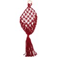 thumbnail image 1 of 4Pack Woven Wall Hanging Basket Macrame Style Dark Red Cotton Rope For Home Kitchen Storage And Organizing, 1 of 8