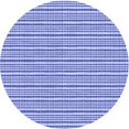thumbnail image 1 of Ahgly Company Machine Washable Indoor Round Transitional Royal Blue Area Rugs, 6' Round, 1 of 7
