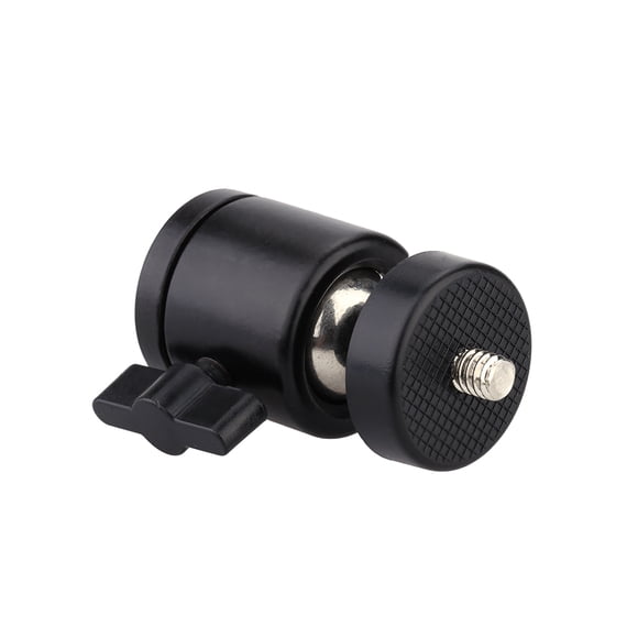 Amdohai Mini Ball Head 1/4" Mount for Camera Tripod for SB800 SB900 580EX II vidicon Flash