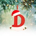 thumbnail image 3 of XZNGL Christmas Little Red Hat Letter Pendant DIY Writable Name 26 Letter Pendant 5PCS, 3 of 8