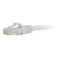 thumbnail image 1 of C2G 1ft Cat6a Snagless Unshielded (UTP) Network Patch Ethernet Cable-White - Patch cable - RJ-45 (M) to RJ-45 (M) - 1 ft - UTP - CAT 6a - molded, snagless, stranded - white, 1 of 4