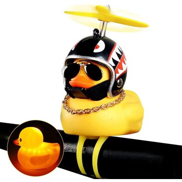 Rubber Duck Toy Car Accessories Yellow Duck Car Dashboard Decoration Squeeze Duc