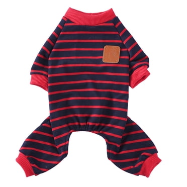 TIMIFIS Dog Pajamas Pet pajamas home clothes cotton leather pajamas pajamas knitted pet clothes Dog Clothes - Fall