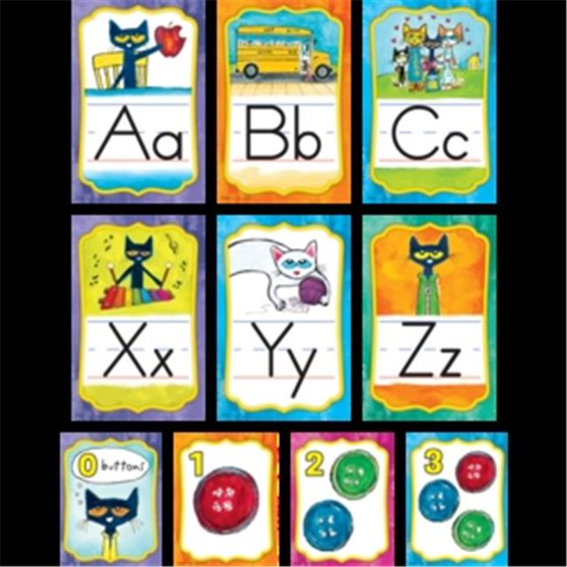 Teacher Created Resources EP-63950 Pete the Cat Alphabet Bulletin Board