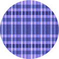 thumbnail image 1 of Ahgly Tapis Rond Lavable en Machine Intérieur Transitionnel Mimosa Violet, 5 Pieds Rond, 1 of 7