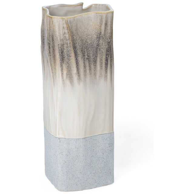 Saunton Vase de Table en Céramique de 12 Pouces, Petit