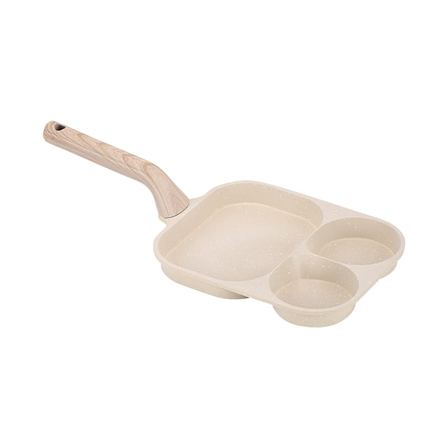 Non Stick Pan,Non Stick Frying Pan Three in One Frying Pan Flat Bottomed Pan Multi-Purpose Non Stick Pan Household Frying Pan Multifunctional Fanshi Breakfast Pan Non Sticking Frying Pan