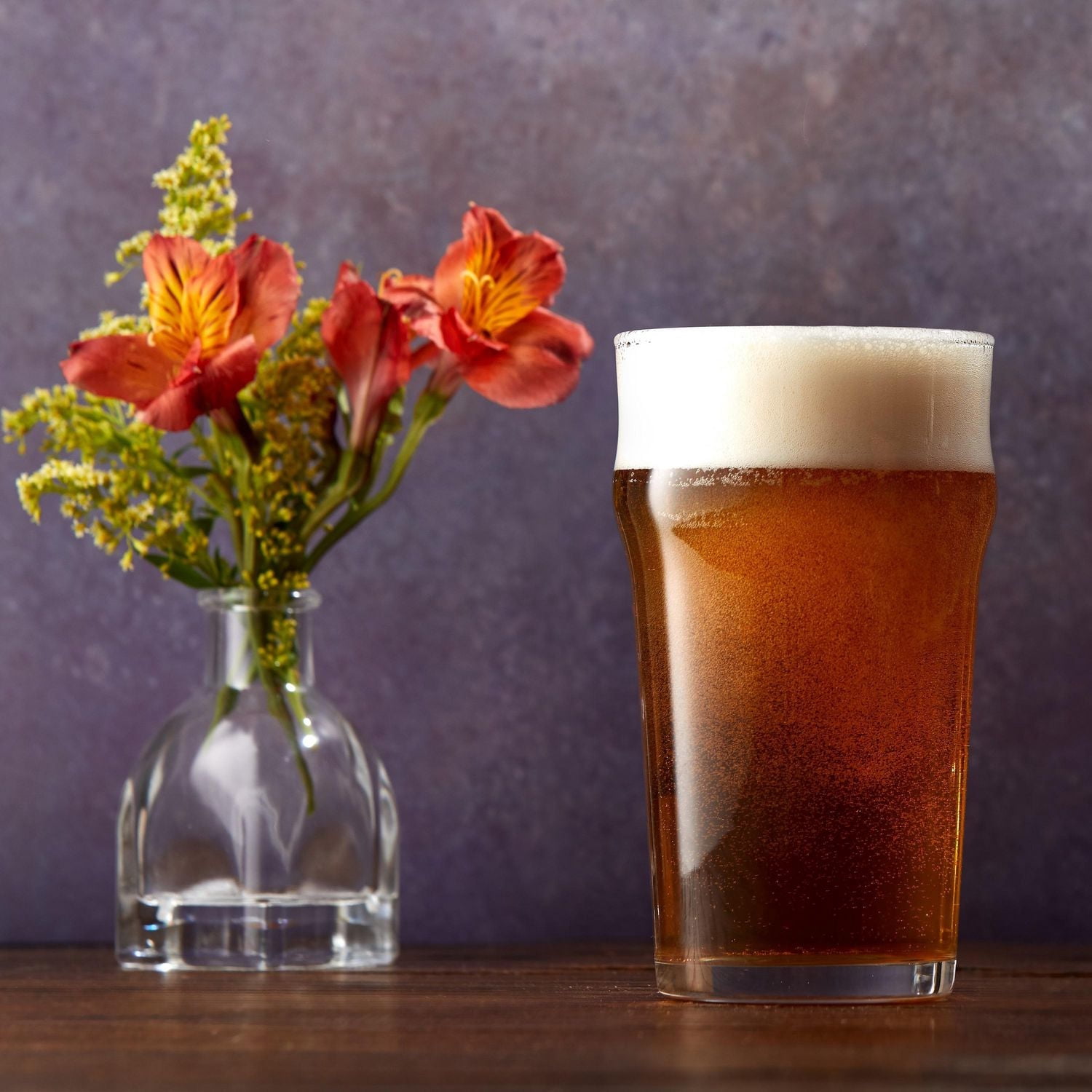 Grant Pint Beer Drinking Glasses - 19.2 oz - Set of 4