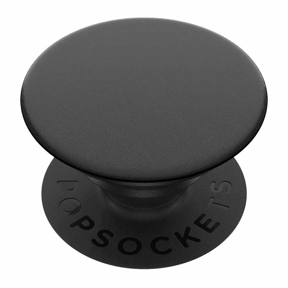 ​​​​PopSockets Phone Grip with Expanding Kickstand, Adhesive Grip - Black