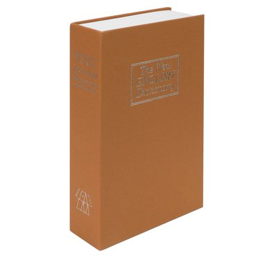 Coffre-fort de Diversion, Boîte de Coffre-Fort à Combinaison en ABS Solide pour Cartes Marron