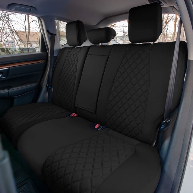 FH Group Neoprene Custom Fit Seat Covers for 2017-22 Honda CR-V LX EX EX-L Rear Set