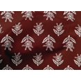 thumbnail image 4 of oneOone Cotton Cambric Fabric Leaves & Floral Block Print Sewing Fabric BTY 56 Inch Wide, 4 of 4