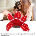 thumbnail image 4 of Adjustable Breathable Pet  Man Eater Flower Hat, Soft Plush, Scary And Fun, Eye Catching, Suitable For  And Birthday Parties, 4 of 8
