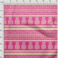 thumbnail image 4 of oneOone Rayon Fuschia Pink Fabric Asian Block Sewing Craft Projects Fabric Prints By Yard 56 Inch Wide, 4 of 4