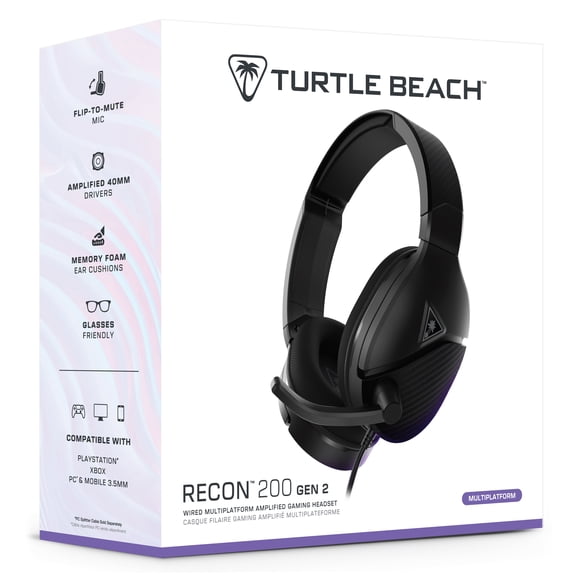 Turtle Beach® Recon 200 Amplified Gaming Headset for Xbox and PlayStation®