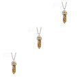thumbnail image 3 of maskred Hexagon Column Charm Findings Handmade Holiday Hanging Pendants Crystal Necklace Earring Keychains Decorations Painting Stone 3Set, 3 of 6