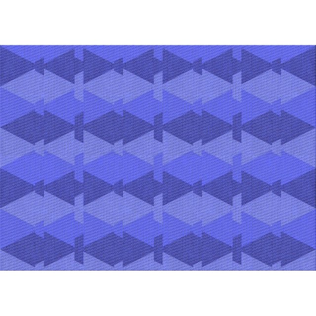 Ahgly Company Tapis de Zone Rectangulaire Transitionnel Bleu Ardoise Clair pour Intérieur, Lavable à la Machine, 5 Pieds x 8 Pieds