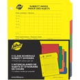 thumbnail image 1 of Hilroy® 5 class schedule subject divider, 1 of 1