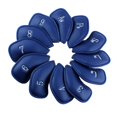 thumbnail image 2 of jinwen 12x Golf Iron Head Covers Headcovers Club Protector Blue, 2 of 9