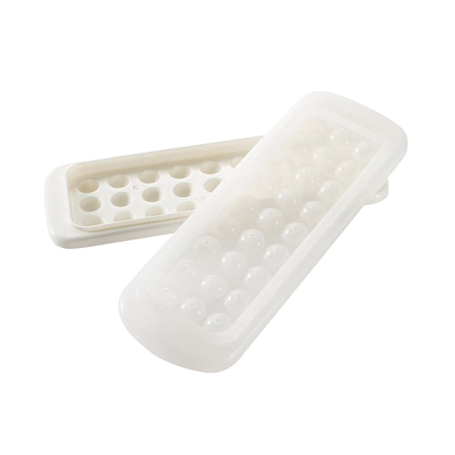 Dvkptbk Ice Cube Mold Small Ice Round Summer Cute with Lid Refrigerator Small Ice Ice Tray Ice Box Kitchen Gadgets