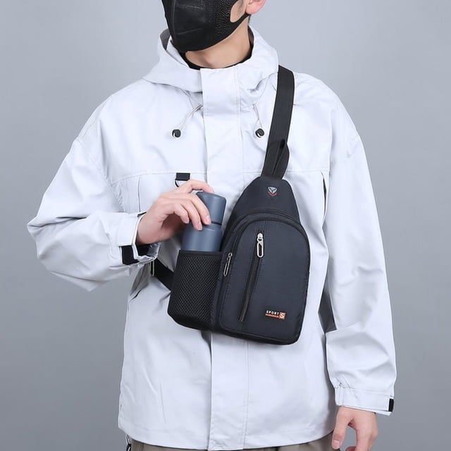 Vadktai Sling Backpack , Sac à Bandoulière Polyvalent, Sac de Voyage Randonnée