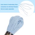 thumbnail image 4 of Unique Bargains Pale Blue Embroidery Floss, 8m, 12 Skeins, 4 of 6