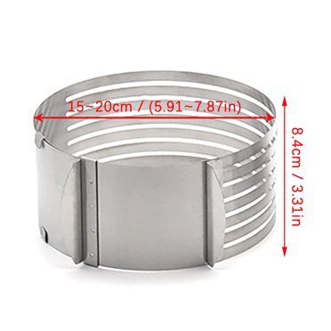 EGNMCR Cake Mold Stainless Steel Cake Baking Baking Frame Cake Slicers Cake Slicers